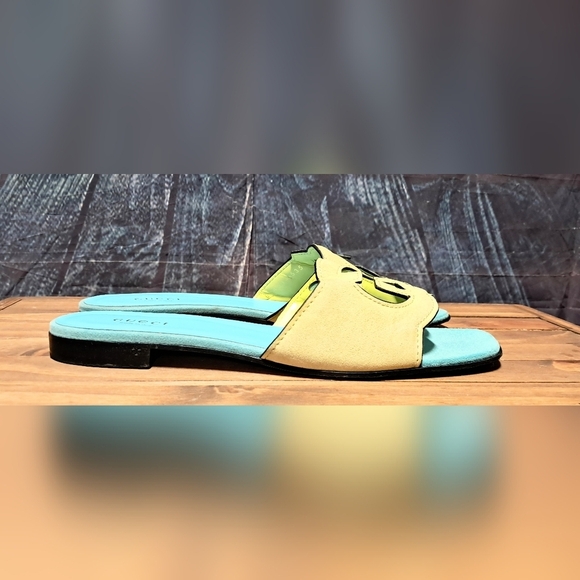 Gucci Interlocking GG Slide Sandals Size 9.5 - Picture 2 of 10